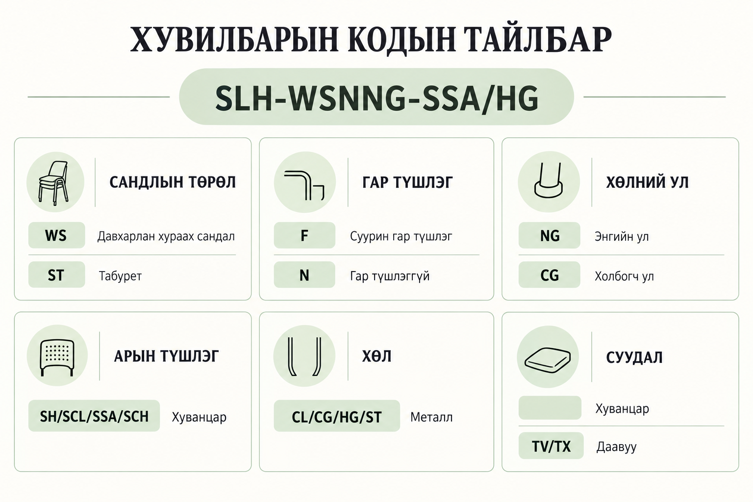 Slash сандалны сонголтууд