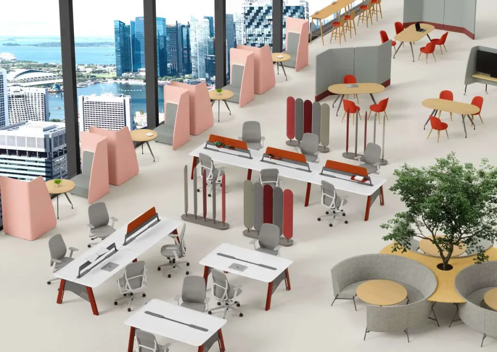 10 - Born Premium Double Bench in Activity-based Workplace.webp