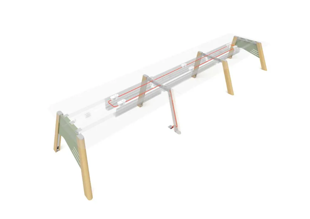 1 - Born Cable Routing of A-Shape Mid-leg with LX2 Power Module.webp
