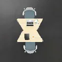 4 - Hockey 2 Trapezoid Desk Cluster - Top View.webp