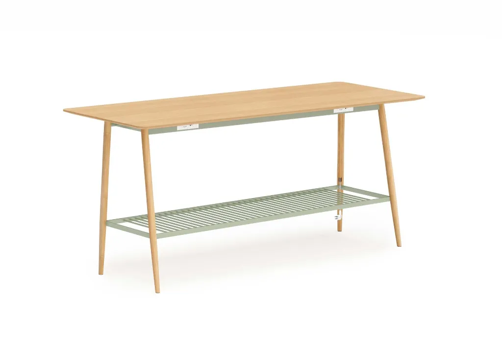 011_26 - Commons MFC - Island High Table with Hydrographic Printing Leg & Power Socket_MFLO_SA_HO_0.webp