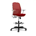54 - Trus - Stool Mid Back Cushioned with Foot Ring & Casters45°_Front_View_MT02_NW16.webp