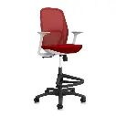 51 - Trus - Stool Mid Back Cushioned with Footrest & Casters_45°_Front_View_MT02_NW16.webp