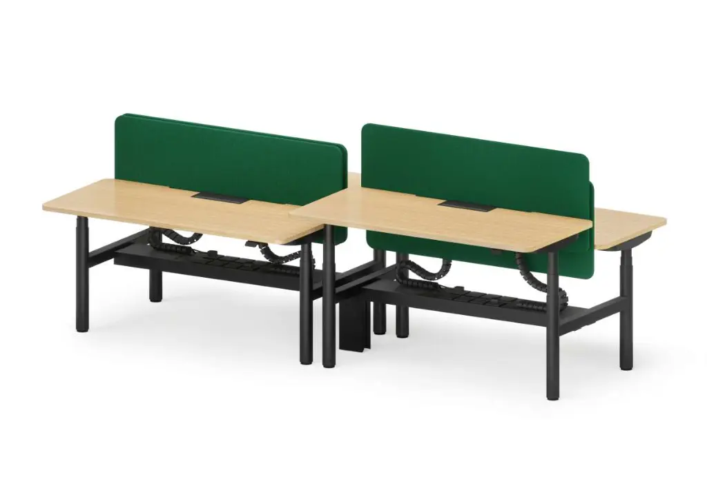 17 - Avail Go Height-adjustable Double Bench with Desk Mount Frameless Screen_MFLO_MD09.webp