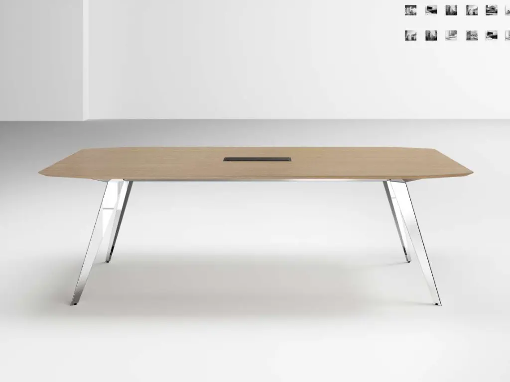 4 - Comet Octagon Meeting Table_MO-SLMOP_SS (SS Material refers to actual swatch card sample).webp