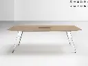 4 - Comet Octagon Meeting Table_MO-SLMOP_SS (SS Material refers to actual swatch card sample).webp