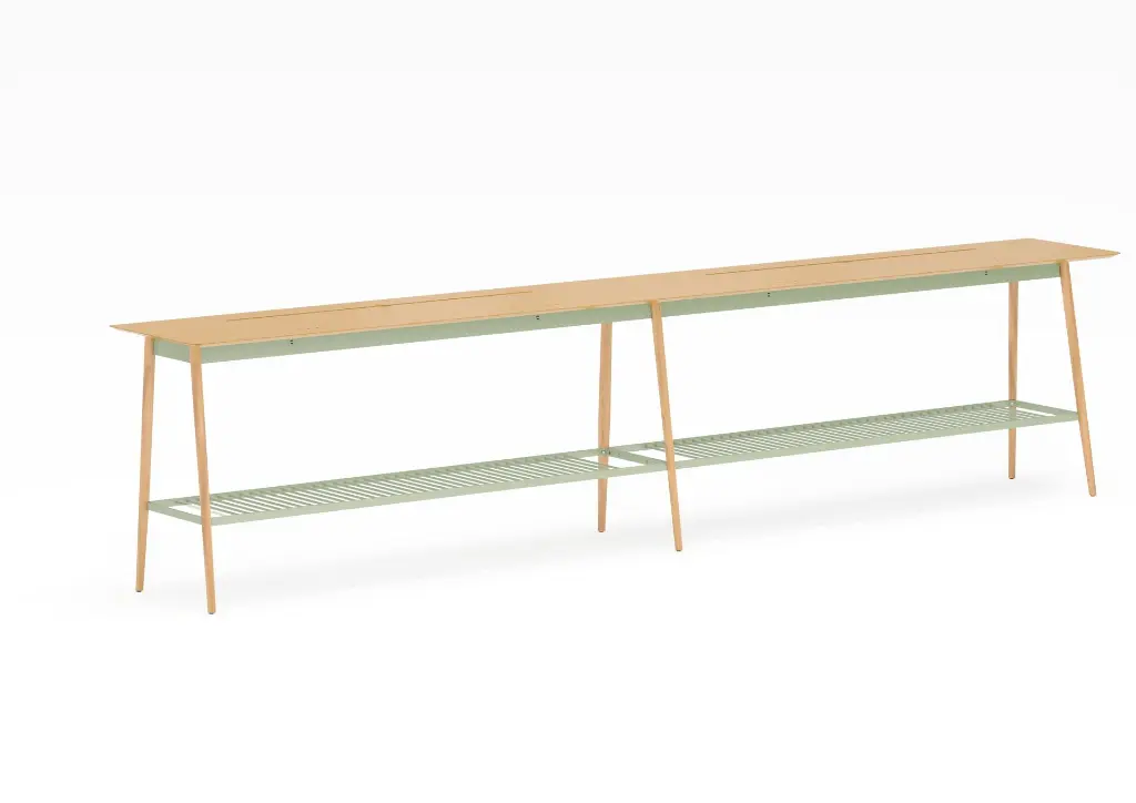 008_14 - Commons Veneer - Rectangular Window High Table with Slot and USB Port_VRO_SA.webp