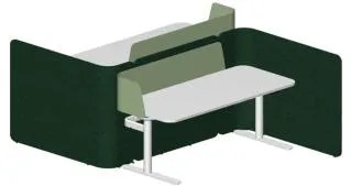 Duplex Back-to-back HAD Workstation 2 Person
