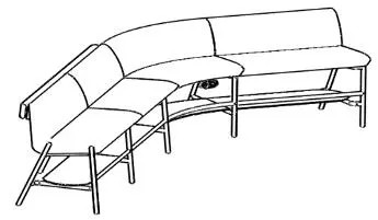 PERCH Sofa Set 12 w/Sockets